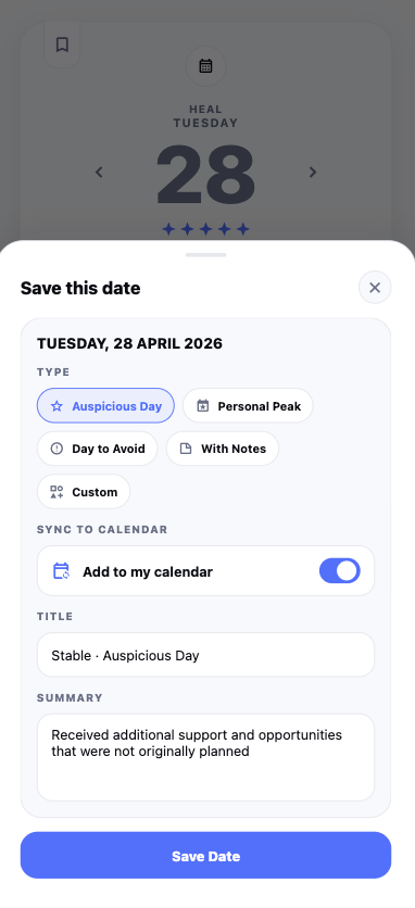 Save this date